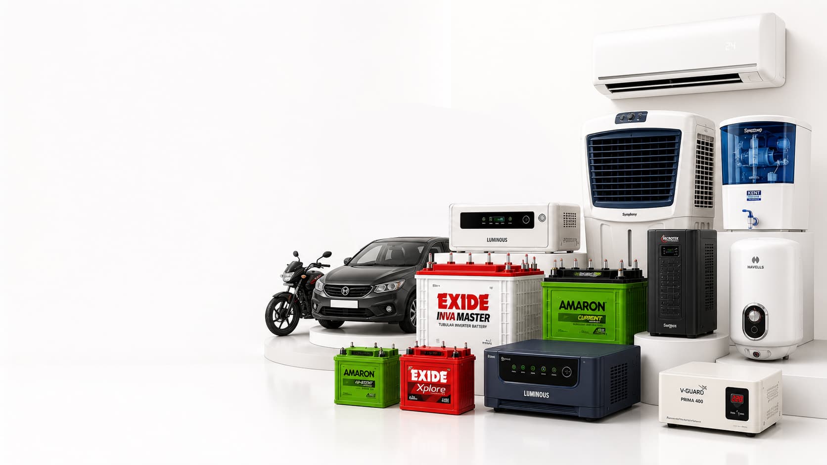 Power backup products and home appliances sold by Singh Agro Agencies
